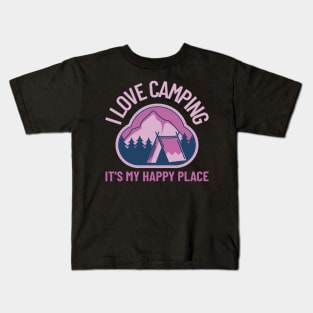 I love camping Kids T-Shirt